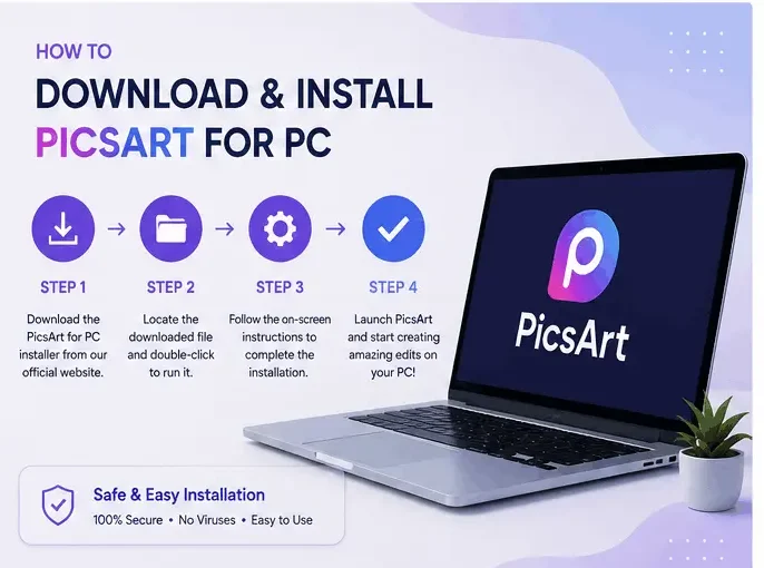 How to download and install PicsArt for PC step-by-step