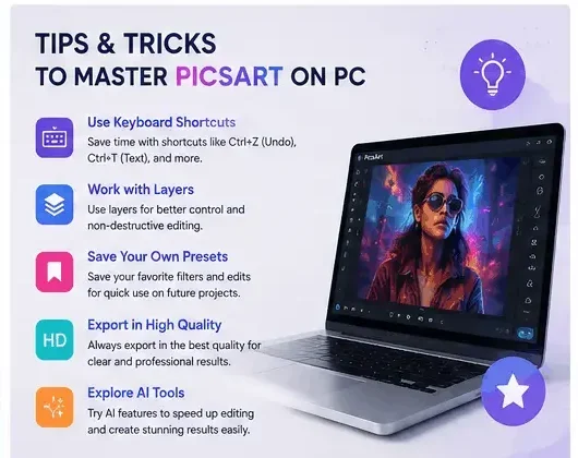 Tips and tricks to use PicsArt for PC more efficiently