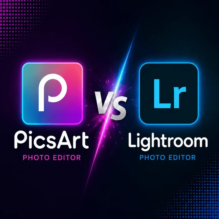 PicsArt vs Lightroom 2026 photo editor comparison