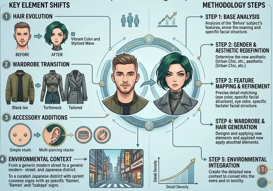 Steps to use face swap in PicsArt including selecting a photo, using Cutout, aligning the face, blending, and exporting